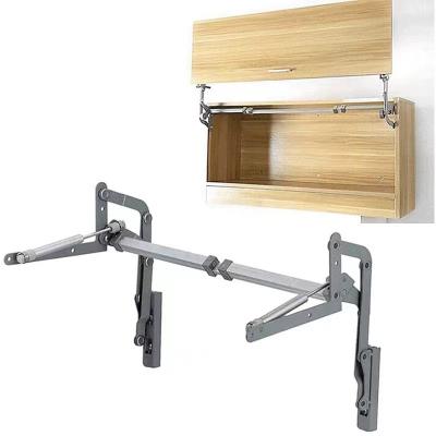 Furniture hardware soft closing cabinet support lift system hydraulic support kitchen lift up lifting system cabinet support